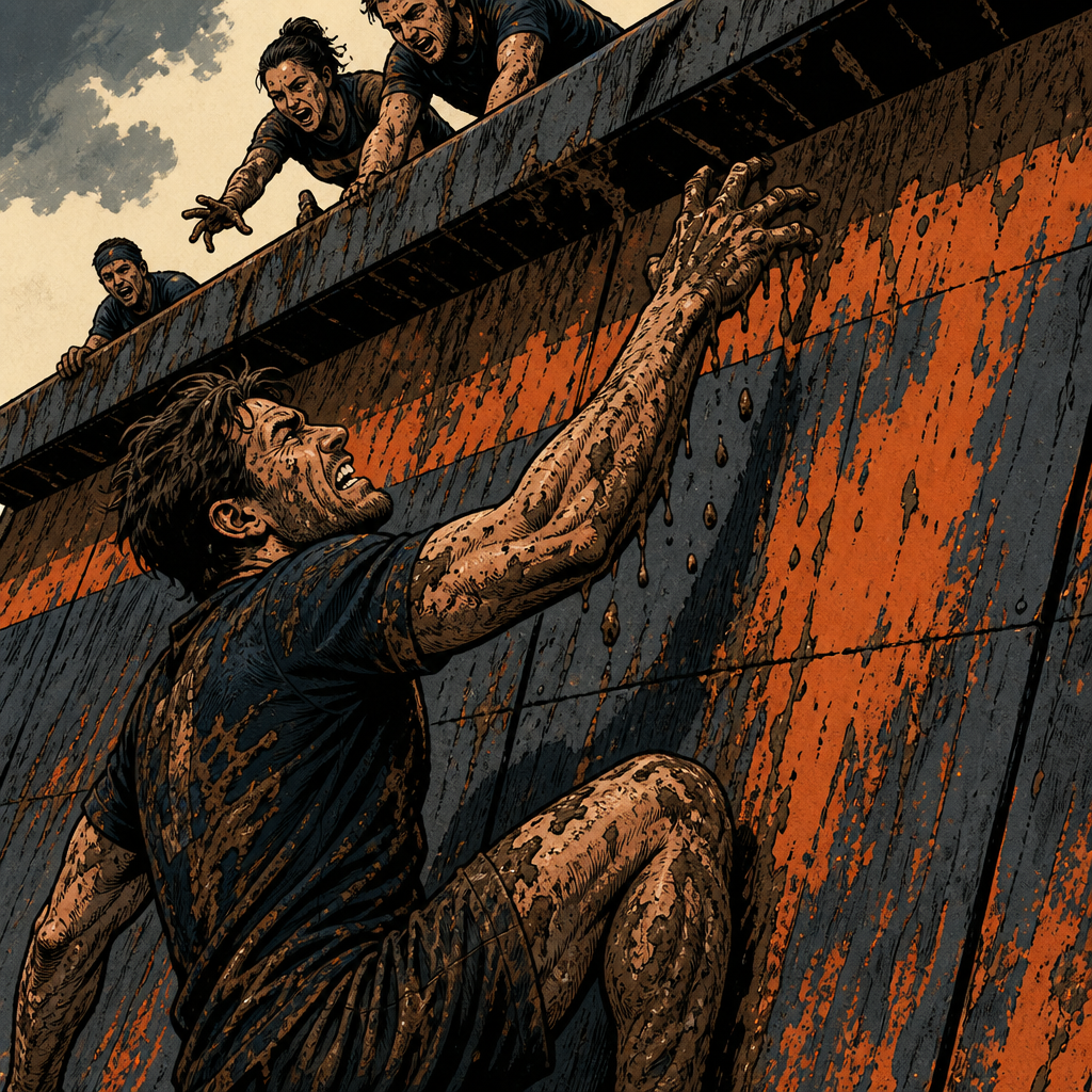 Halfpipe comic illustration